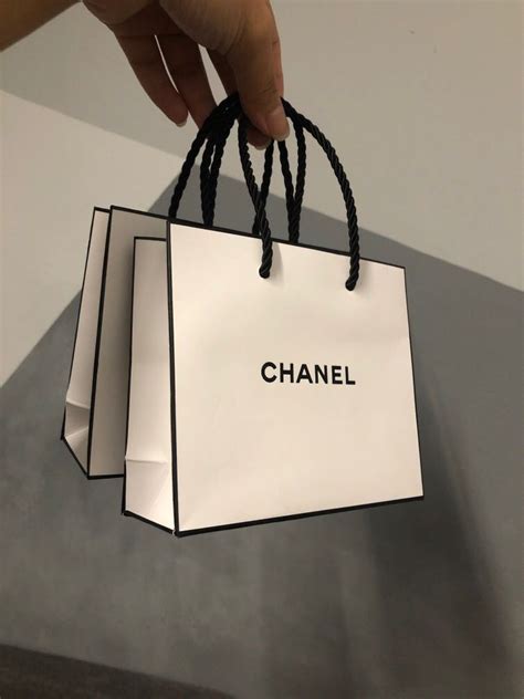 chanel paper bag